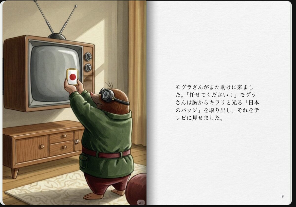 絵本でわかるVPN【うさぎさんの旅と、頼れるガードマン「モグラさん」】ページ9