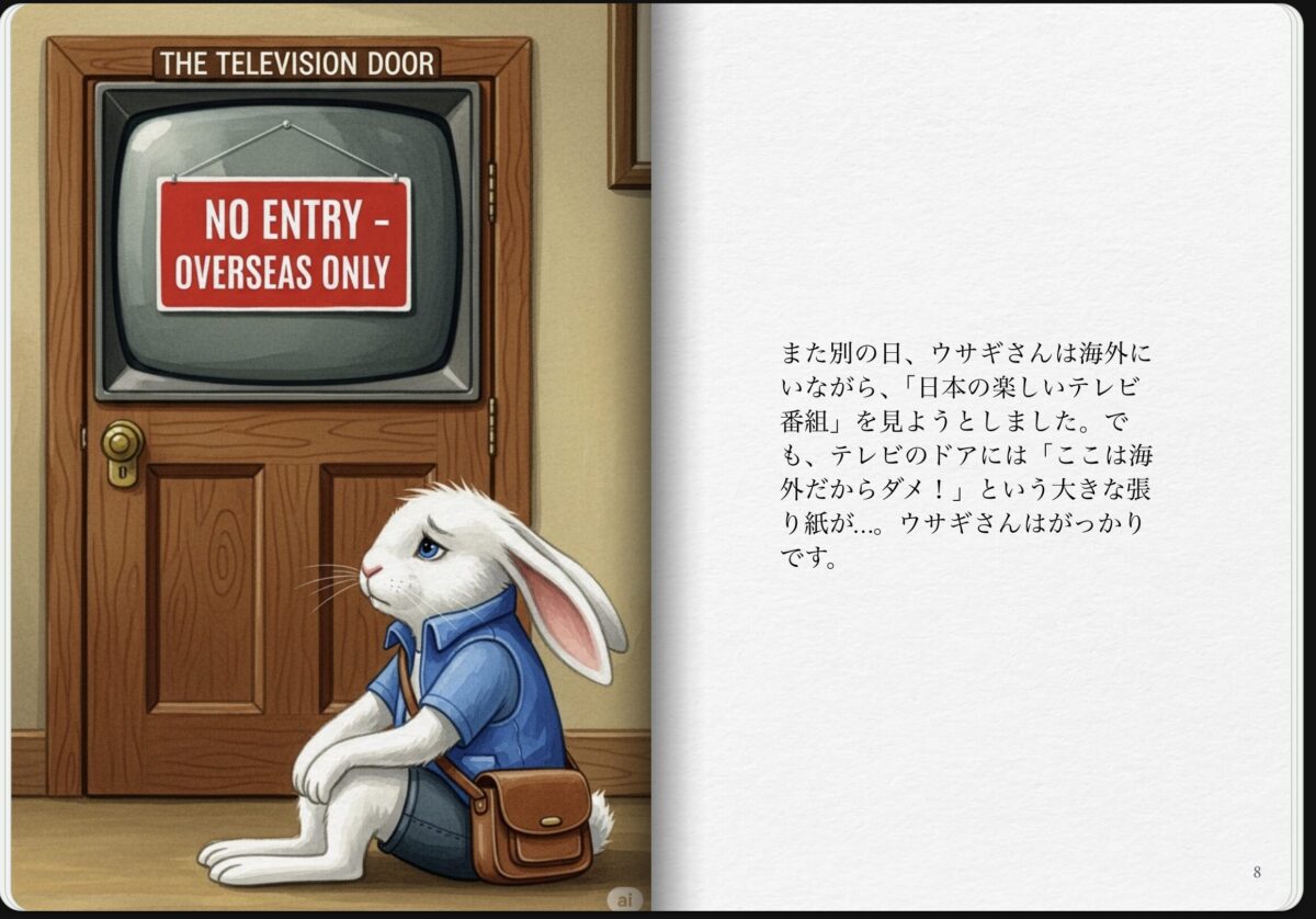 絵本でわかるVPN【うさぎさんの旅と、頼れるガードマン「モグラさん」】ページ8