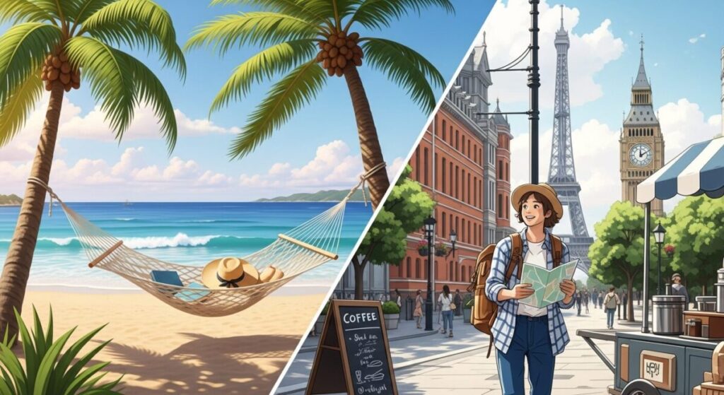 有休消化中にワーホリはOK?→「二重就労」でNG!税金(20.42%)のメリットも年収360万は「損」と判明【SEが試算】のアイキャッチ画像