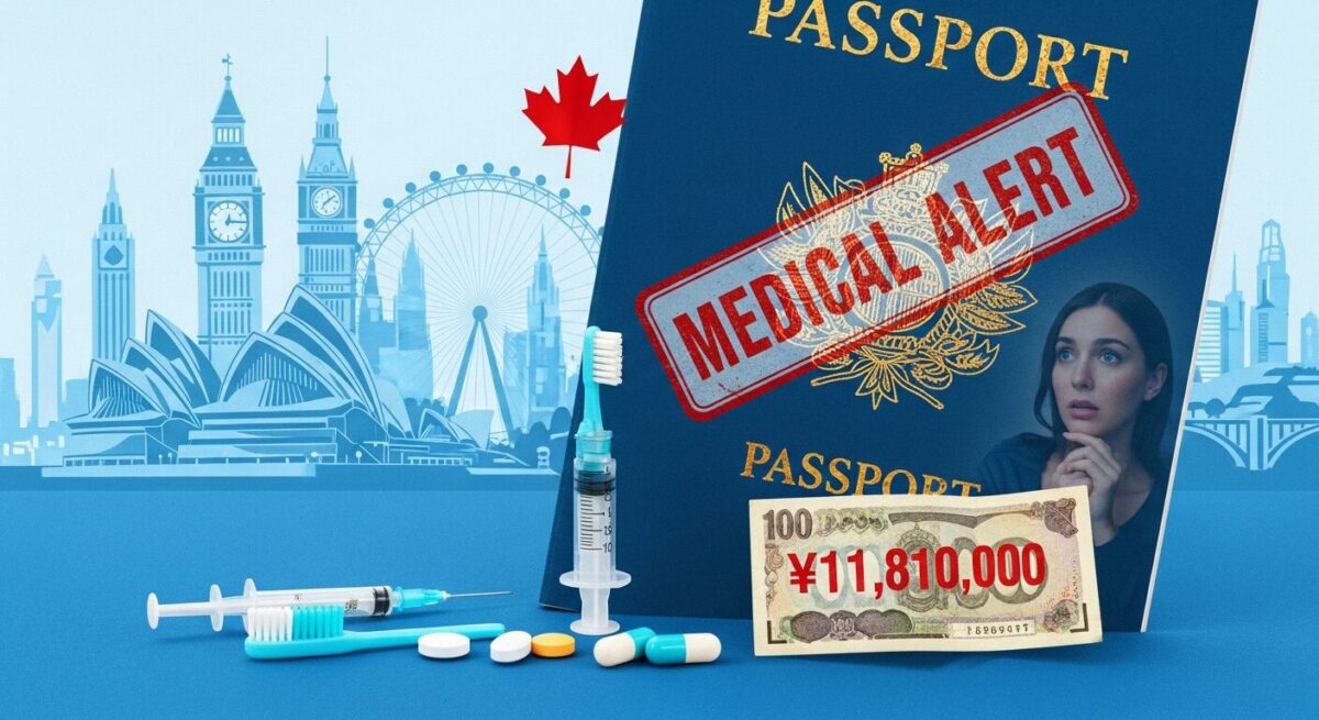 【アラサー・退職者必見】ワーホリ医療準備リスト｜歯医者はいつまで？高額請求（1181万）の現実のアイキャッチ画像