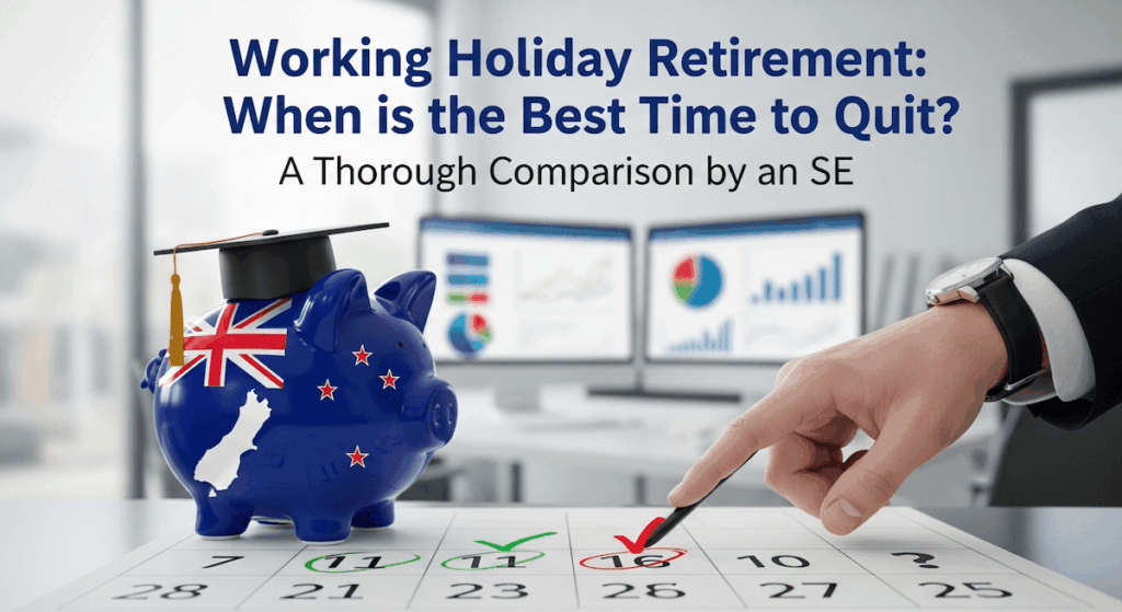 ワーホリ退職、いつ辞めるのが一番得?「住民税節約」vs「ボーナス」をSEが徹底比較のアイキャッチ画像