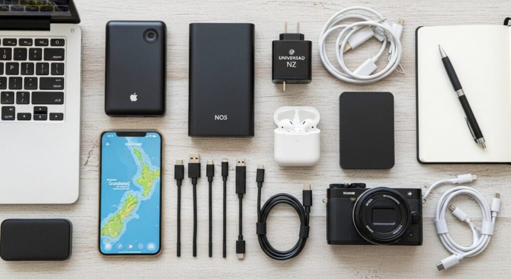 【NZワーホリ準備】ガジェット類だけは“絶対に日本で揃えるべき”理由と、持参必須のアイテムまとめ（SE厳選）のアイキャッチ画像