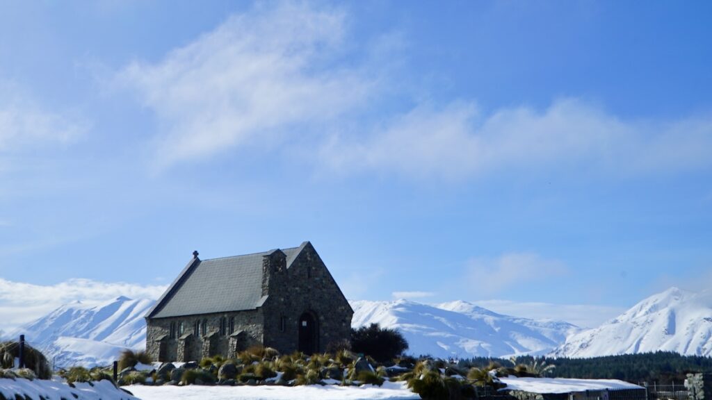 テカポ湖、善き羊飼いの教会の写真