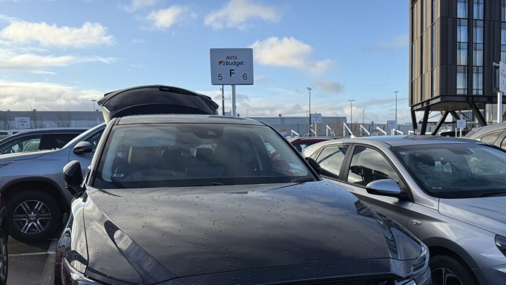 クライストチャーチ国際空港で借りた、BudgetレンタカーのMazda CX-30