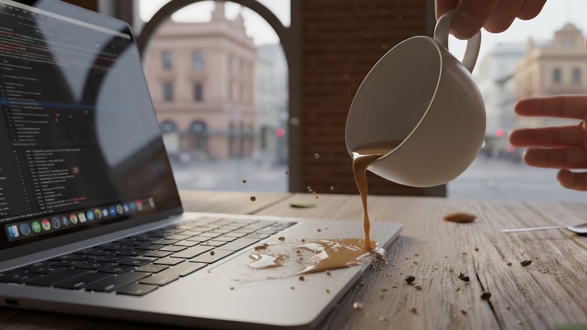 MacBookキーボードカバーはいらない?コーヒー水没から生還したSEの結論のアイキャッチ画像