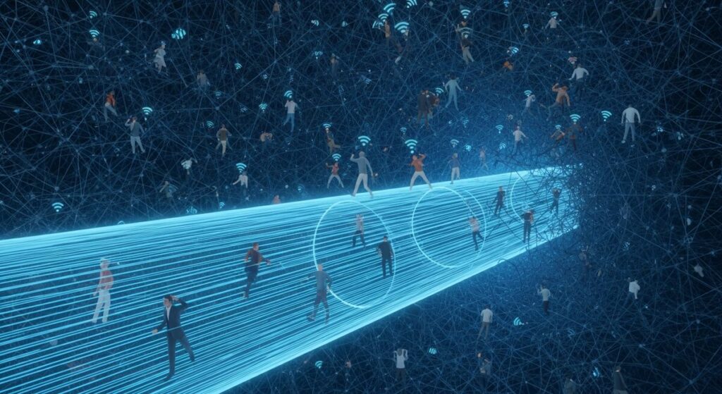 VPNトンネリングによる保護イメージ