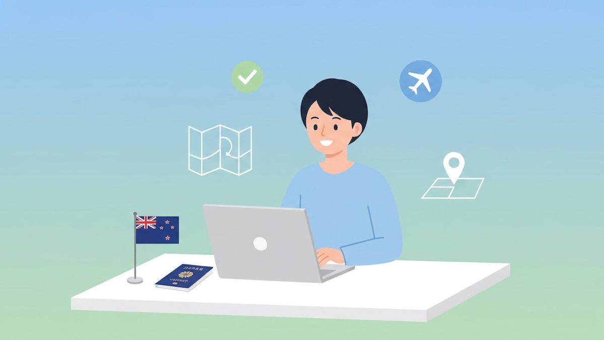 【2026年最新版】NZワーホリビザ申請方法を図解|費用・必要書類・レントゲン条件まで実体験で解説のアイキャッチ画像